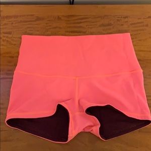 Lulu lemon reversible spandex shorts